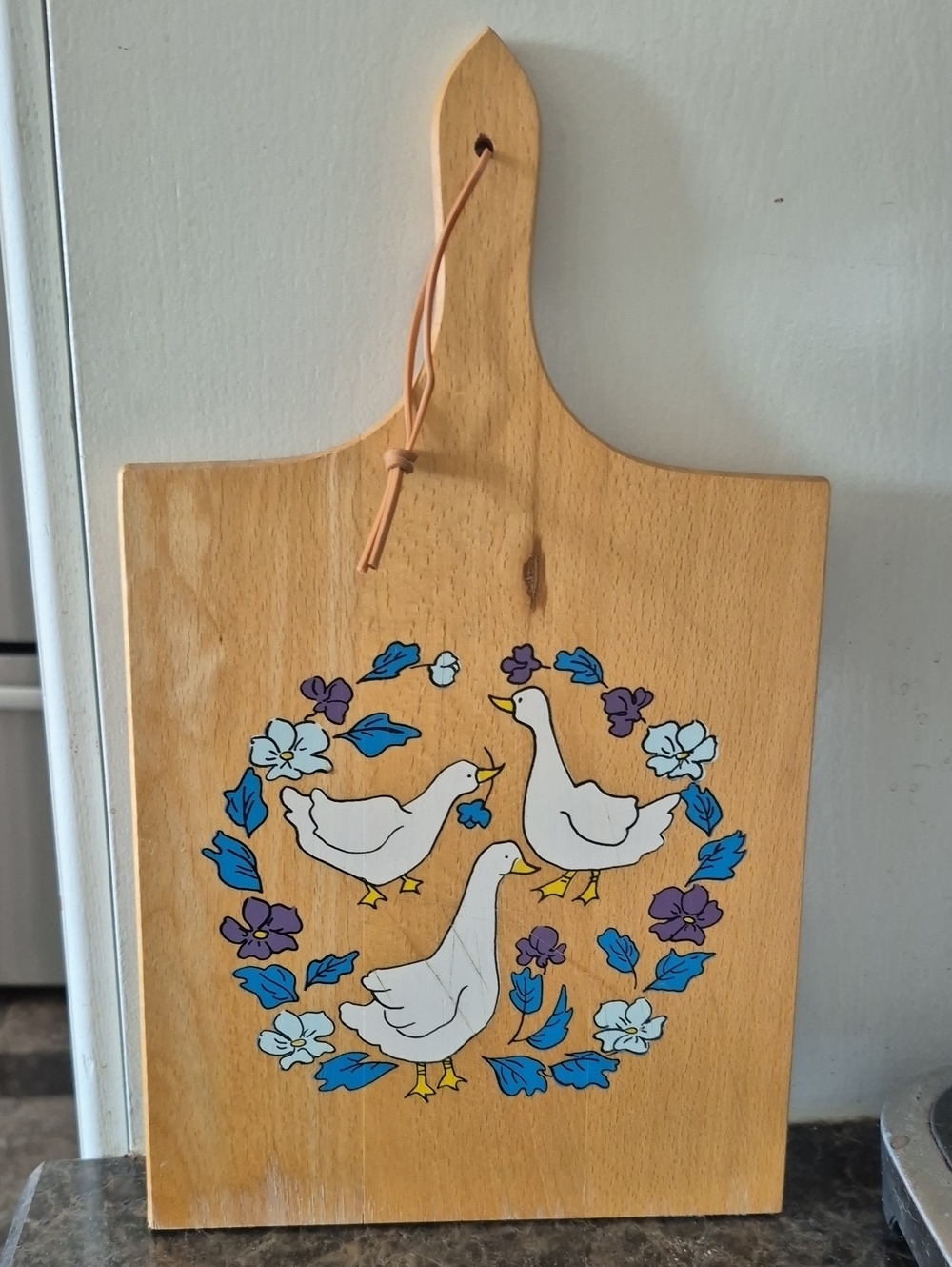 Decorative Goose Cutting Board Plaque